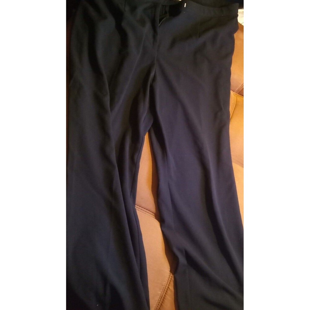 Sagharbor Women's Stretch Black Slack Pants size 20W